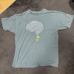 senseFly 脳デザイン Tシャツ グレーのサムネイル