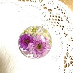 レジンヘアゴム マトリカリア清楚なピンク・パープル系⁎⁺˳✧༚ - メルカリ