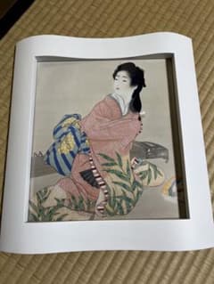 上村松園　足立美術館　娘深雪　箱無し 上村松園 足立美術館 娘深雪 箱無し - メルカリ
