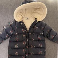 PETIT BATEAU 花柄ダウンコート 81㎝のサムネイル