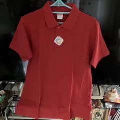 お値下げ　未使用　United Athle ポロシャツ赤L サイズUVカットのサムネイル