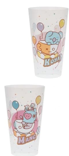 BT21 이치 반 쿠지 클리어 텀블러 KOYA MANG E 상