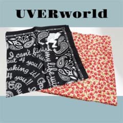 【レア】UVERworld バンダナ 2枚セット ライブグッズ　克哉　クリスマスのサムネイル