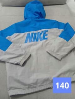 NIKE キッズ ウインドブレーカー ジャケット ブルー グレーのサムネイル