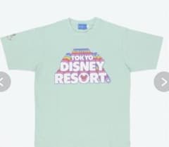 【新品未開封】東京ディズニーリゾート レトロロゴ Tシャツ ミントグリーン Mのサムネイル