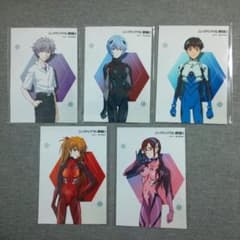 エヴァンゲリオン セブンイレブン ブロマイド  第1、2弾 全5種 コンプリートのサムネイル