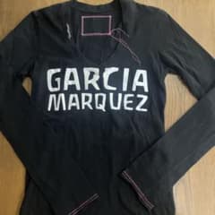 GARCIA MARQUEZ ブラック Vネック長袖Tシャツのサムネイル