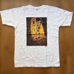 Supreme クリムト接吻 Tシャツ M ホワイト - メルカリ