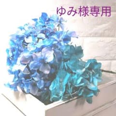 ブルー紫陽花( ラメ 加工入り　）のサムネイル