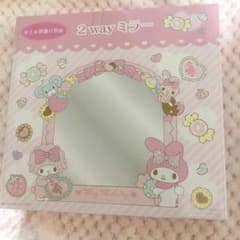 マイメロ マイメロディ  ピアノちゃん 2way ミラー ♪のサムネイル