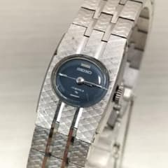 SEIKO 여성 17석 21-7490 백색 금도금 손 권 가동품