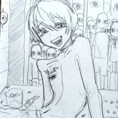 手描きオリジナルイラスト 原画のサムネイル