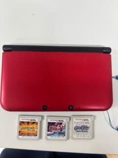 動作確認済Nintendo 3DS LL 本体 レッド(中古)のサムネイル