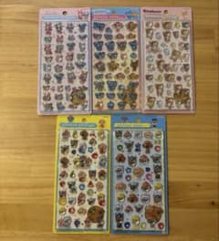【お値下げ中】ボンボンドロップシール　ナルミヤ、パウパト、リラックマのサムネイル