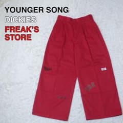 希少 美品 ディッキーズ ヤンガーソング ワイド ワークパンツ