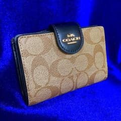 COACH コーチ 折り財布 レディース 財布 新品 未使用 黒 定番のサムネイル