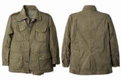 70s ヨーロッパミリタリーヴィンテージ M-65 ジャケット カーキのサムネイル