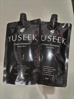 YUSEEK Cream Shampoo Natural Black 2個セットのサムネイル