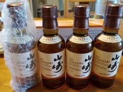 サントリー 山崎 シングルモルト 180ml 4本セット ミニボトル　未開封のサムネイル