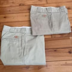 ベージュ チノパン 30x32 ディッキーズ　Dickies 2本　作業着のサムネイル