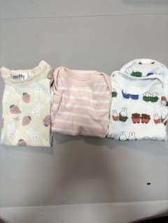 miffy ストライプ 長袖肌着のサムネイル