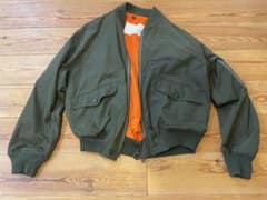 古着 MA-1 Sサイズ相当 イタリア軍 ライナー付き フライトジャケット