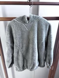zara kids 140ボアフーディ　パーカー　ミントグリーンのサムネイル