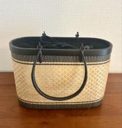 プラニー工房　高級籠バック プラニー工房 高級竹籠バッグ - メルカリ