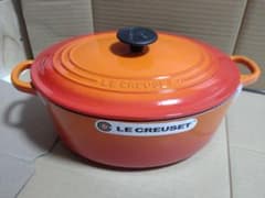 未使用】ル・クルーゼ シグニチャーココット オーバル オーバル 27cm