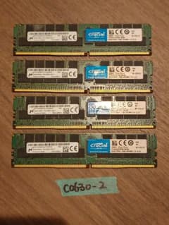 0*3様 Crucial 64GB DDR4-2666 LRDIMM 4枚 25 0*3様 Crucial 64GB DDR4-2666 LRDIMM 4枚 25 - メルカリ