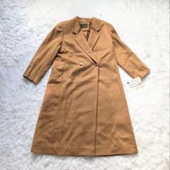 アグアマリーナ カシミヤ100% ロングコート【L】 キャメル 日本製 zz