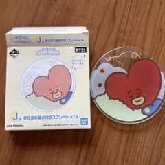1번 복권 BT21 유리 플레이트 2개 세트