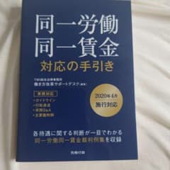 同一労働同一賃金対応の手引きのサムネイル
