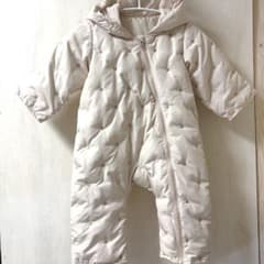 【美品・1回使用】モチーフキルトジャンプスーツ80cm・petit mainのサムネイル