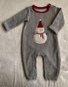 ＊yuzu＊様専用　baby gap 雪だるま　ロンパースのサムネイル