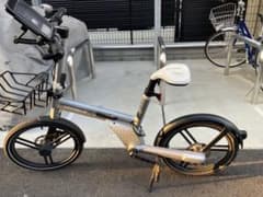 MADE IN JAPAN」HONBIKE シルバー電動アシスト自転車 - メルカリ