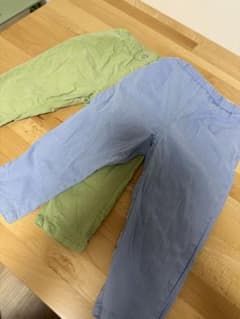 キッズ パンツ 110cm 2本セット ストレッチ 長ズボンのサムネイル