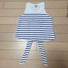 ZARA ボーダーノースリーブのサムネイル