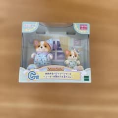 シルバニアキラキラくじファミリー C賞 ゆめみるパジャマペアセット コーギーのサムネイル