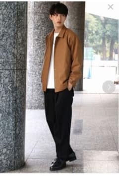 アクティブエアウールワイドパンツ　ブラックのサムネイル