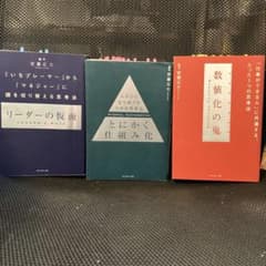 安藤広大 3冊セット リーダーの仮面 数値化の鬼 とにかく仕組み化のサムネイル