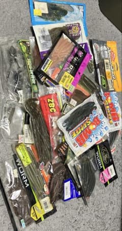 ワーム 開封 未開封20袋以上セット - メルカリ