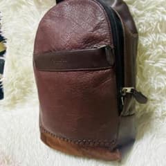 코치 COACH 바디백 숄더백 찰스 브라운 가죽
