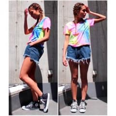 フリンジデニムショートパンツ【GRL.GYDA.FIG&VIPER】のサムネイル