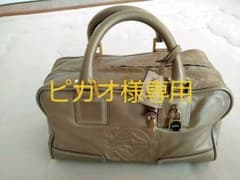 ピガオ様専用 LOEWE ロエベ アナグラム ハンドバッグ ゴールド レディースのサムネイル