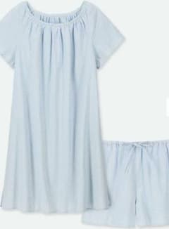 【即購入OK・新品未使用】UNIQLO  ライトコットンパジャマのサムネイル