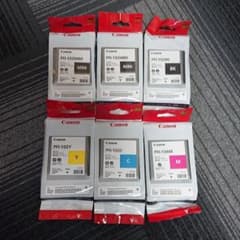 【値下げ】CANON純正プロッターインク６個セットのサムネイル