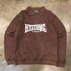 HYSTERIC GLAMOUR ニットポロシャツ ブラウン Mのサムネイル