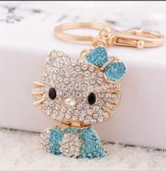平成レトロ キティちゃん クリスタルバックチャーム 新品未使用のサムネイル