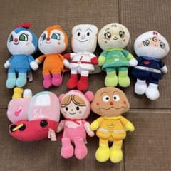アンパンマン プリちぃビーンズ　ぬいぐるみ 8体セットのサムネイル